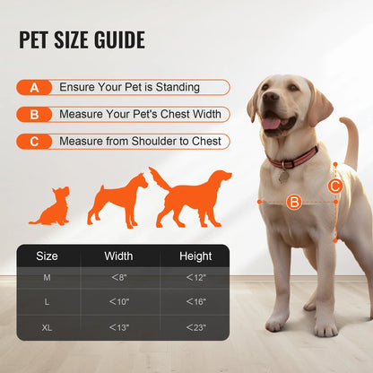 SucceBuy Sliding Glass Door Adjustable Height Pet Door