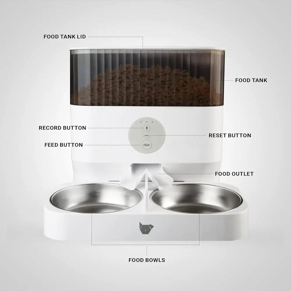 Double Smart Automatic Pet Feeder