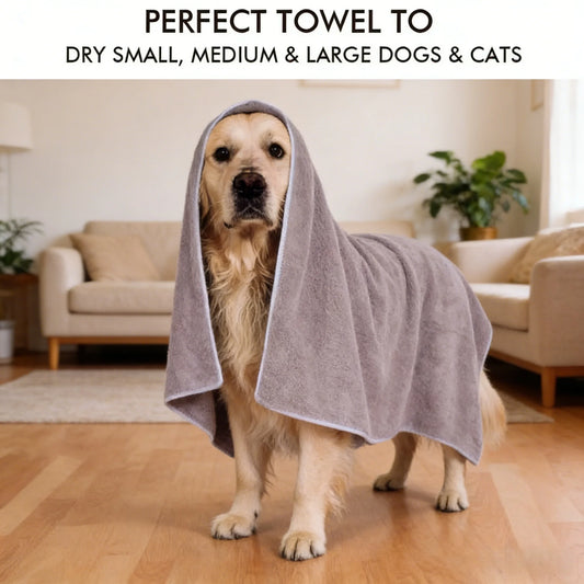 35*75cm Microfiber Super Soft Absorbent Pet Towel