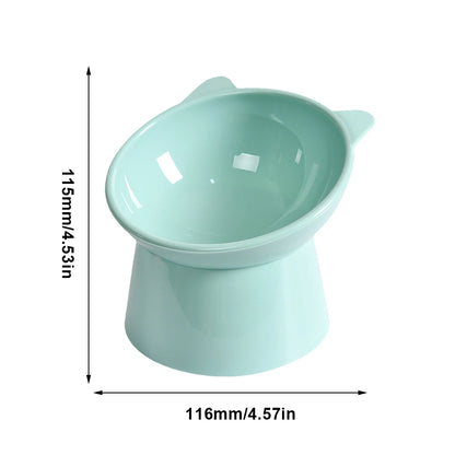 Tilted Elevated Pet Food Bowl - Non-Slip