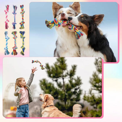 Braided Cotton Rope Tug of War Toy