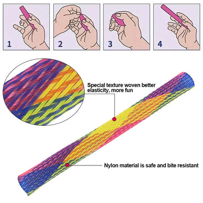10Pcs Telescopic Tube Spiral Spring Pet Toys