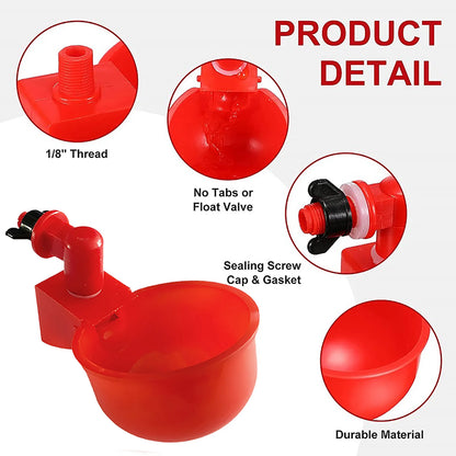 36-1PCS  Automatic Poultry Feeder Waterer