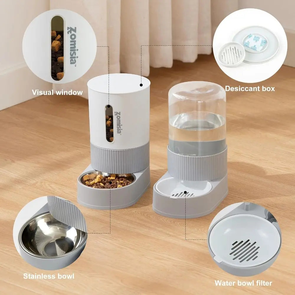 Gravity Pet Feeder/Water Dispenser