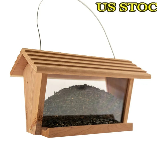 Cedar Bird Feeder 3lb Capacity Squirrel Proof
