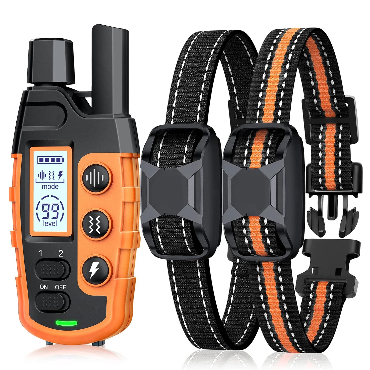 Waterproof Electric Dog Training Collar w/Remote Control