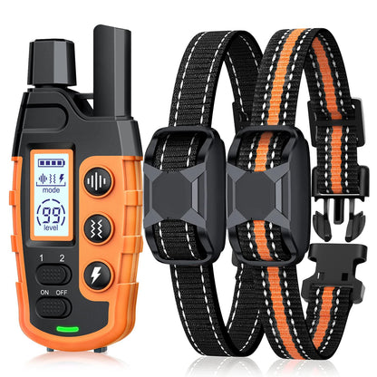 Waterproof Electric Dog Training Collar w/Remote Control