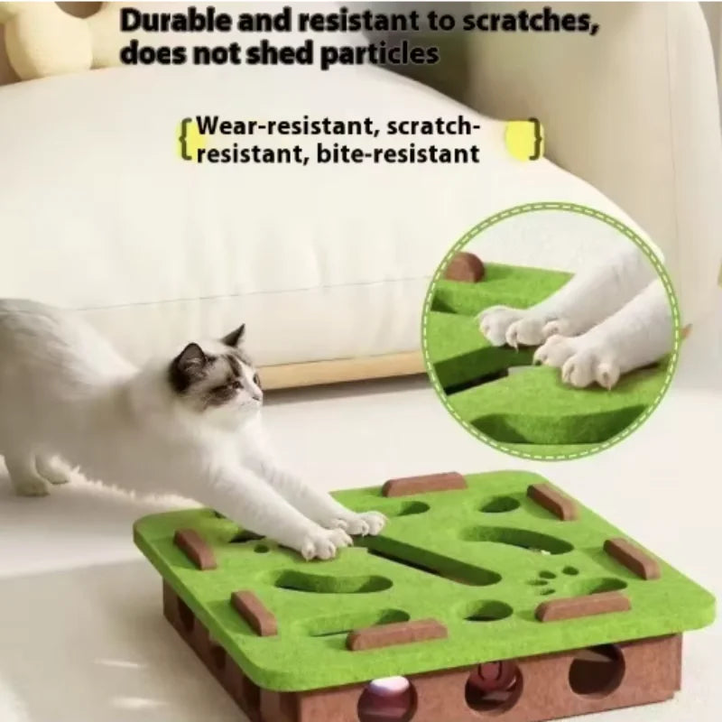 Interactive Maze Game w/Bell for Cats