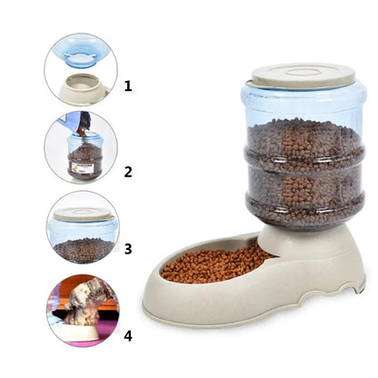 3.75L Large Automatic Pet Feeder/Water Dispenser
