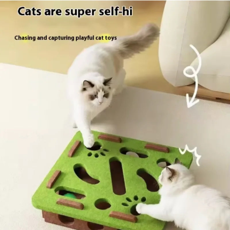 Interactive Maze Game w/Bell for Cats