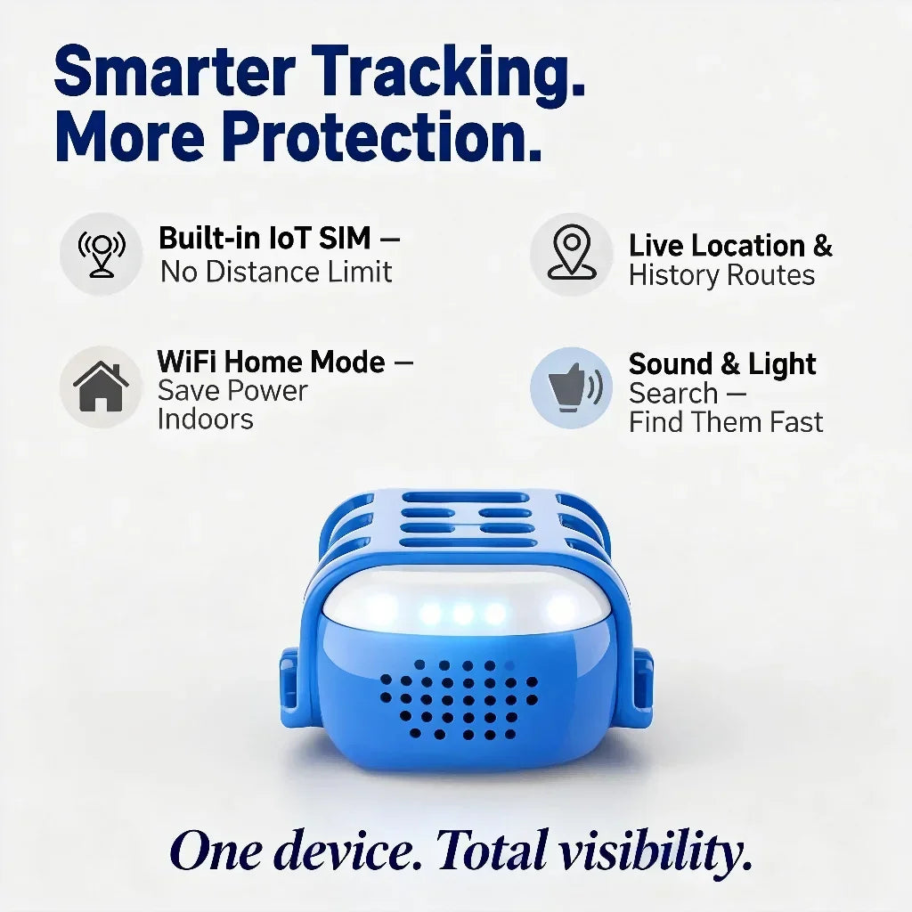 GPS Pet Tracker, WiFi Tracking, Lost Pet Locator