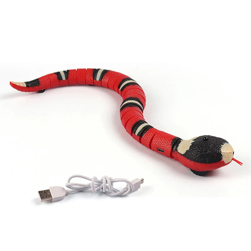 Automatic Smart Sensing Snake for Pet Play