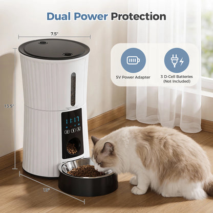 JHK 4L Automatic Timed Pet Feeder