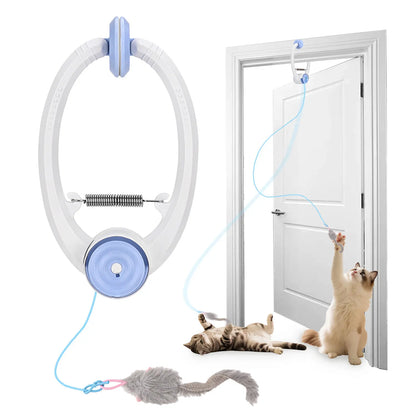 Door Hanging Retractable Rechargeable Interactive Pet Toy