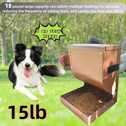 15LBS Gravity Automatic Pet Feeder