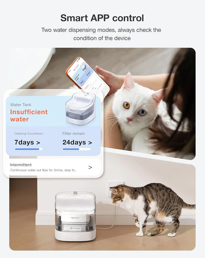 Ultra-Quiet 8-Layer Filter Pet Water Fountain