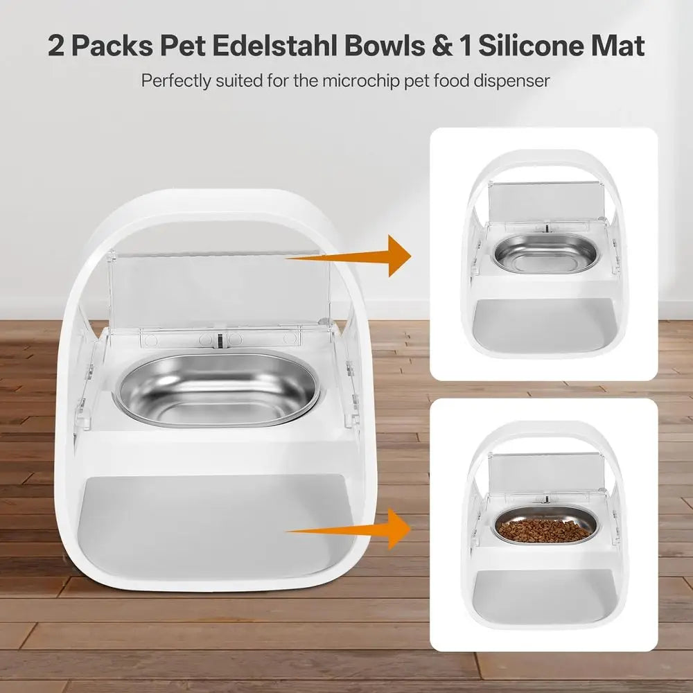 Stainless Steel Bowl for Automatic Pet Feeder
