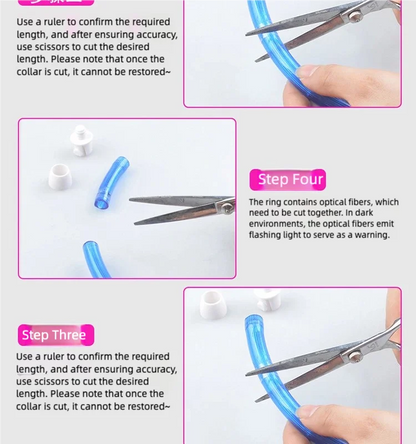 LED USB Rechargeable 3 Mode Pet Collar