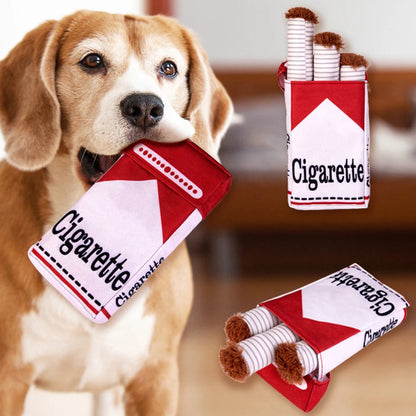Plush Novelty Cigarette Pet Chew Toy