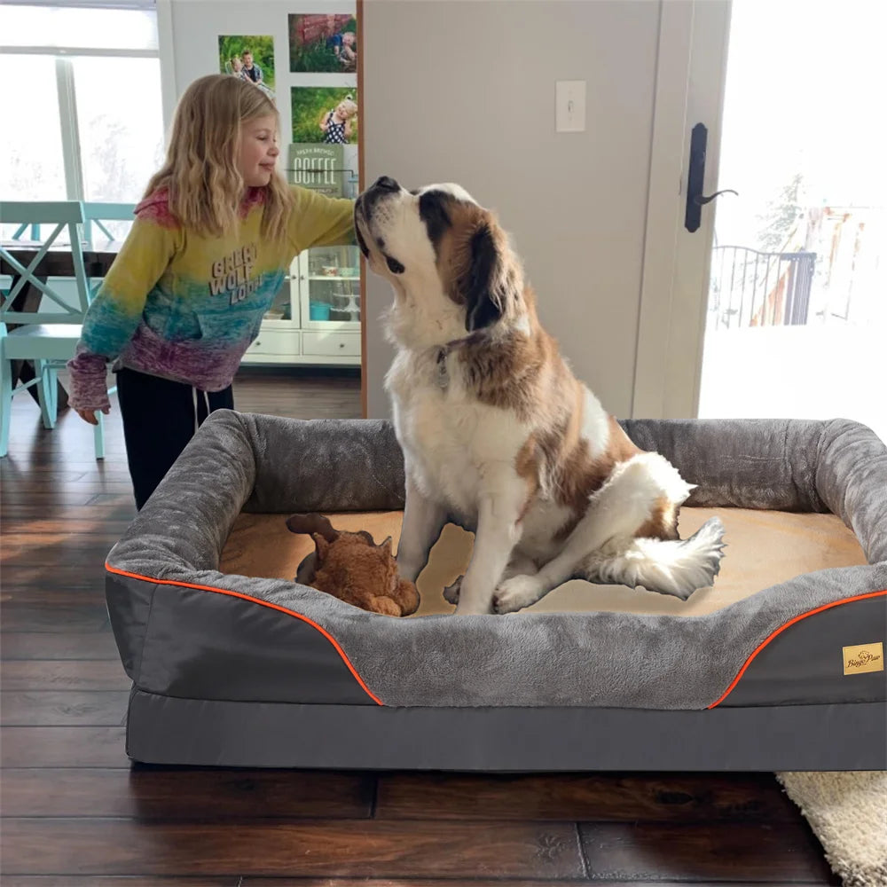 Jumbo Memory Foam Orthopedic Pet Bed