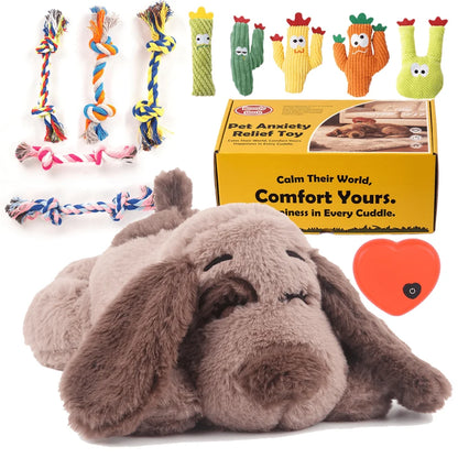 Dog Heartbeat Toy for Anxiety Relief