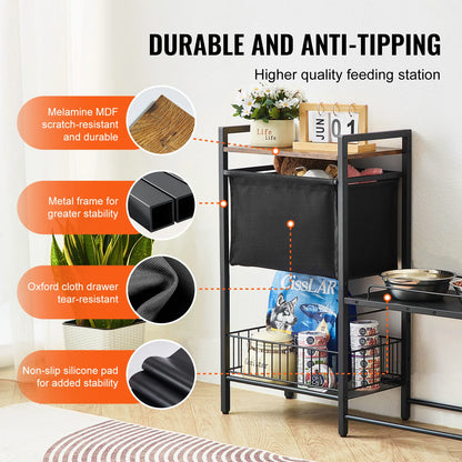 VEVOR Pet Feeding Station with Storage