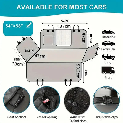 Waterproof Nonslip Pet Seat Cover