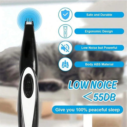 Pet Rechargeable Low Noise Paw Trimmers