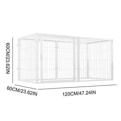 48In Heavy Duty Stackable Pet Kennel
