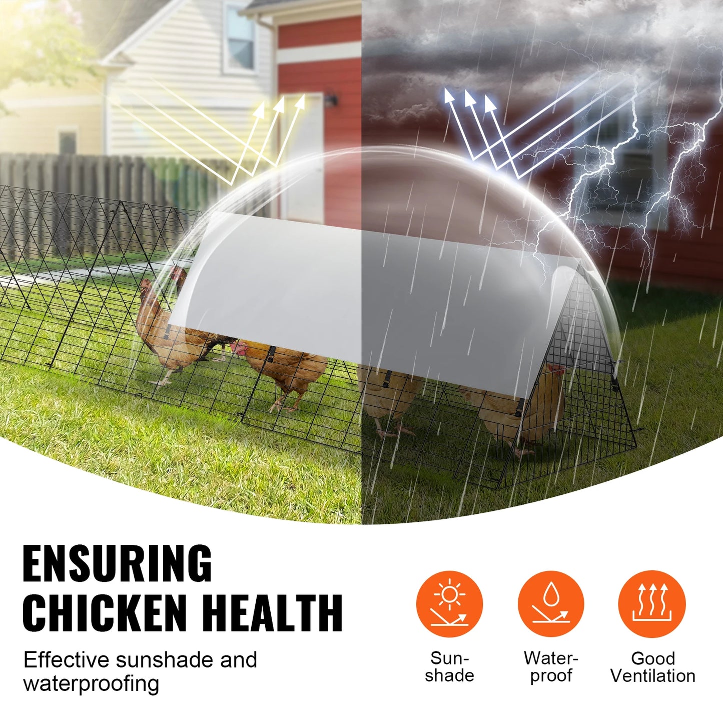SucceBuy Chicken Tunnels for Yard