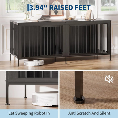 XL Heavy Duty Double Kennel TV Stand/Table