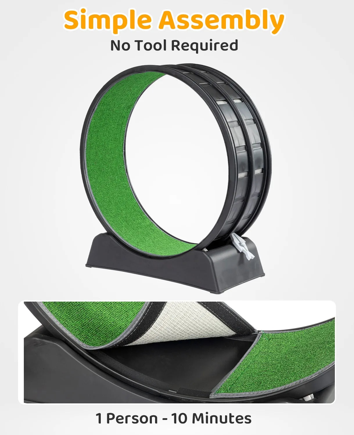 Indoor Large Cat Exercise Wheel Treadmill Cat Running Wheel Silent Movement Toy