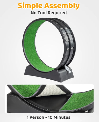 Indoor Large Cat Exercise Wheel Treadmill Cat Running Wheel Silent Movement Toy