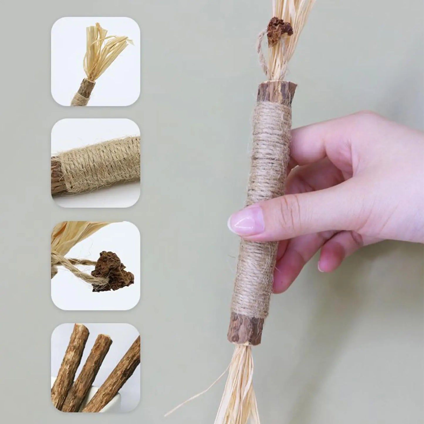5pc Natural Silvervine Sticks Cat Toy
