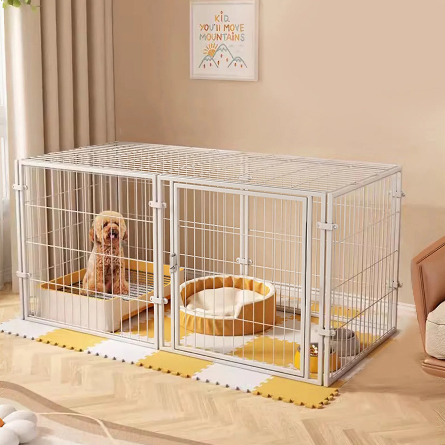 48In Heavy Duty Stackable Pet Kennel