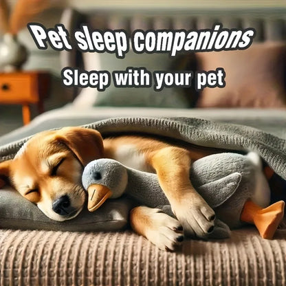 Anxiety-Relieving Plush Duck Toy for Pets