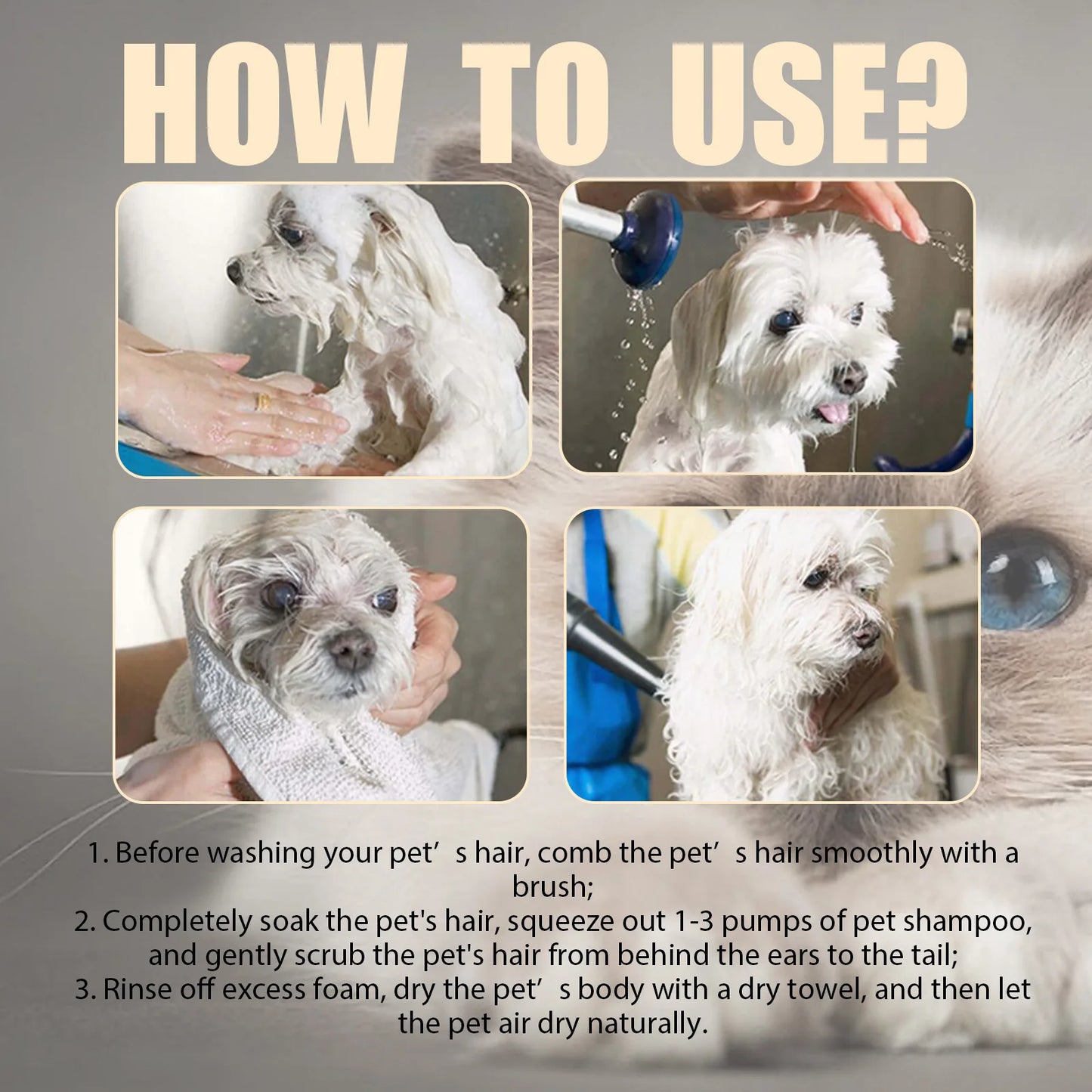 Yegbong :  Pet Shampoo Flea & Mite Killer