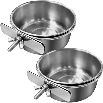 2pcs. Bird Cage Feeder Cups