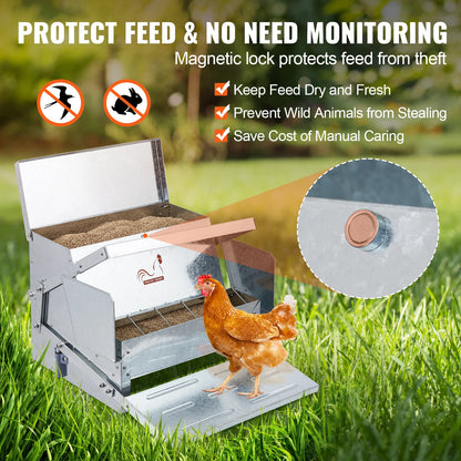 Automatic Chicken Feeder 25 lbs. Capacity