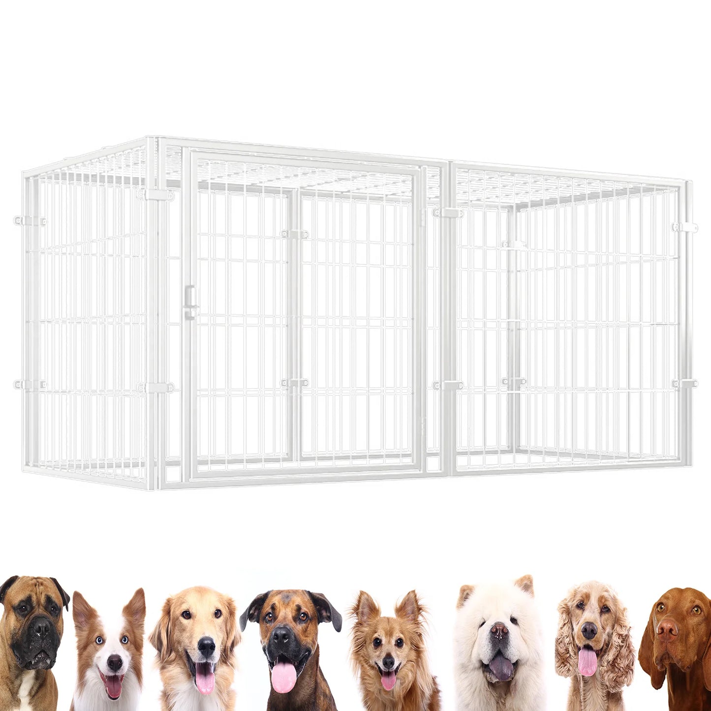 48In Heavy Duty Stackable Pet Kennel