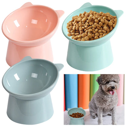 Tilted Elevated Pet Food Bowl - Non-Slip