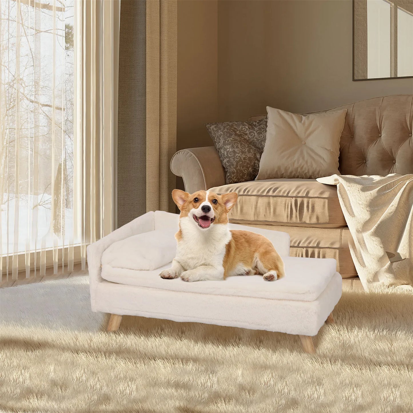 Elevated Nordic Bed for Small Pet