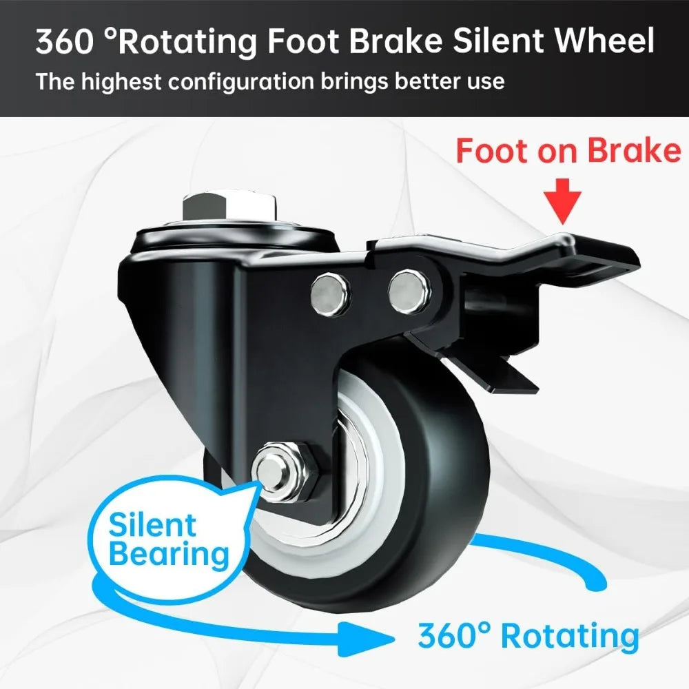 48/42/38 Inch Heavy Duty Pet Crate w/Wheels