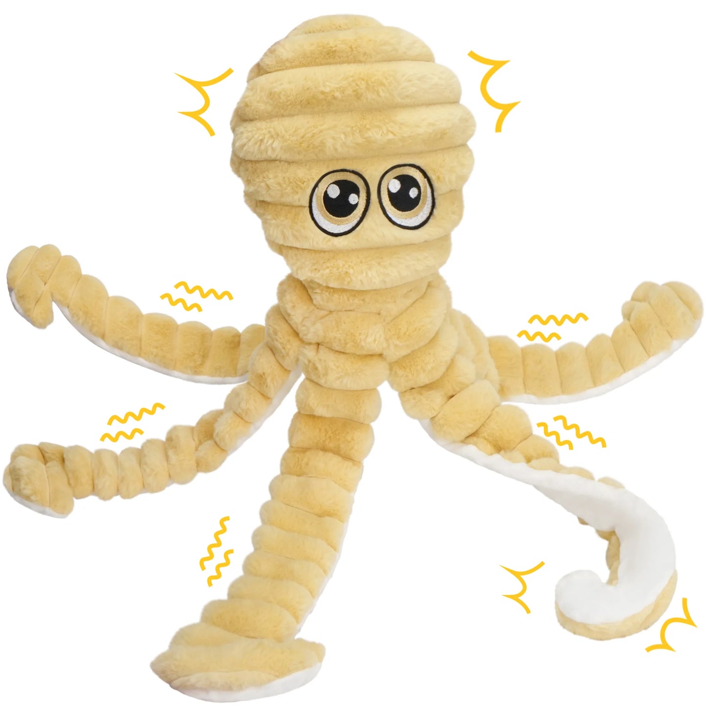 Octopus Squeaky Plush Toy