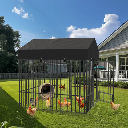 XS-L Outdoor Heavy Duty Pet Kennel with Roof