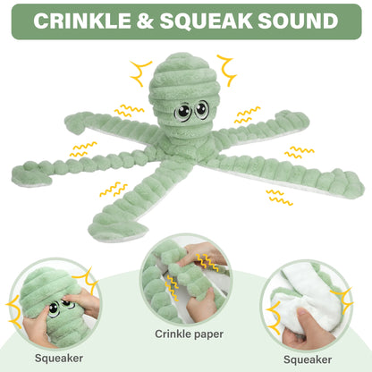 Octopus Squeaky Plush Toy
