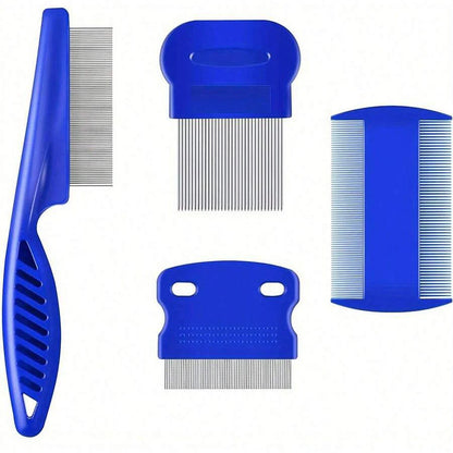 4 Pack Flea Lice Combs