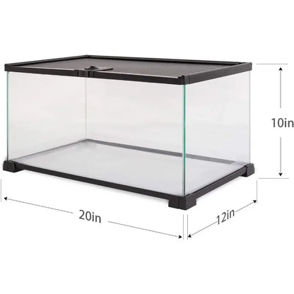 10 Gallon Reptile/Small Rodent Terrarium Sliding Screen Top