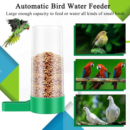 4 pcs Plastic Bird Water Feeder Drinker Clip
