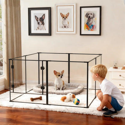Acrylic Indoor Pet Playpen (8 Panels)